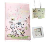 Renchey Cartes Postales pour Activités Créatives | Cartes Postales en Papier avec Collage Cartoon | 30 Feuilles Motifs Animaux de Scrapbooking Écritables pour Diplôme Salutation Fête Souvenir