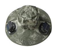 Renchey Chapeau à Ventilateurs Solaire,Chapeau pour Les Activités De Randonnée Camping Pêche en Extérieur | Protection UV Rafraîchissante Design Personnel pour Femmes Et Hommes Plage Voyage Jardinage