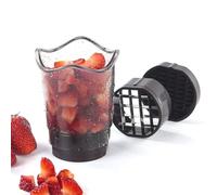 Renchey Coupe Découpe-Fraises - Découpe-Légumes Détachable | Accessoire de Cuisine Multifonction pour Kiwi, Champignon,