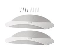 Renchey Étagères Flottantes en Acrylique - 2 Pièces Support De Rangement Mural,Gain de Place pour Cadres,pour Photos Œuvres d'art Trophées Chambre d'enfant Cuisine Salle De Bain Salon Maquillage