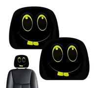 Renchey Housse d'Appuie-Tête pour Voiture,2 Pièces Housses De Repose Tête Voiture Drôle Dessin Animé,Design Respirant à Motif Cartoon Amusant - Respirant Personnalisation Amusant pour