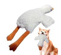 Renchey Jouets À Mâcher pour Chien | Divertissement des Animaux Qui S'ennuient | Jouet À Mâcher pour Chien en Forme De Canard Blanc | pour Extérieur Intérieur Balcon Cour Jardin Camping Entraînement