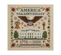 Renchey Kit Broderie - Apprendre la Broderie | Ensemble Artisanat Commémoratif pour Cadeau Amateurs Débutants Amis Famille Collègues Décoration Fête