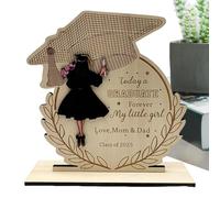 Renchey Panneau Diplôme 2025 - Cadeau-Souvenir en Bois,Décoration de Bureau et d'Intérieur Inspirante pour Étudiants et Célébrations de Fin d'Études Lycée Université