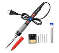 Renchey Petit Outil de Soudure - Kit de Soudure Fer à Souder 90W pour Électronique,Soudoir Portatif à Chauffage Rapide pour Bijoux et Électronique