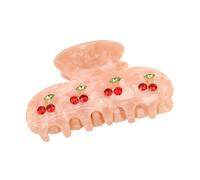 Renchey Pinces à cheveux, pinces à cheveux - Clips en acétate pour cheveux | Pinces à cheveux antidérapantes pour femmes, jolies pinces à cheveux en acrylique cerise pour cheveux fins avec forte tenue