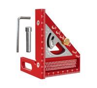 Renchey Règle de Mesure d'Angles - Outil de Mesure pour Travail du Bois Règle Polyvalente | Matériel de pour Artisans Débutants et Expérimentés