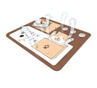 Renchey Tapis pour Animaux Imperméables pour Sol, Tapis et Carpettes Imperméables pour Chiens et Chats, Protection Antidérapante Absorbante Alèse pour Éducation Chiot Gamelles