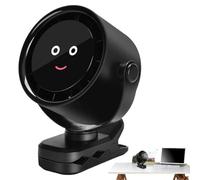 Renchey Ventilateur Personnel avec Pince - Sans Pales Pour Bureau,Appareil de Rafraîchissement USB Rechargeable Silencieux pour Chambre Déplacements Chambre Bébé Cabine Camping-Car