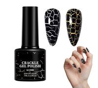 Rencontre à ongles crépitement, vernis à ongles frais, Vernis à craquelé à pigment élevé, Rassembler des fournitures, des accessoires pour femmes pour le salon, la maison, les vacances, le bal