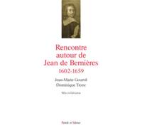 Rencontre autour de jean de bernieres 1602-1659 - Gourvil - Parole Et Silence Eds - broché - Essai