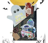 Rencontre Aveugle d'Halloween avec un Livre - Coffret Cadeau de Livres Mystère, Rencontre Aveugle avec un Livre d'Horreur Gothique, Cadeau d'Halloween pour Amateurs de Livres