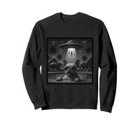 Rencontre Extraterrestre au Bord de la Piscine Frenchie Sweatshirt