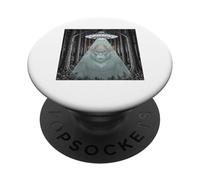 Rencontre Extraterrestre avec Cowboy Sasquatch Forest Gorilla Graphic PopSockets PopGrip Adhésif