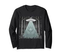 Rencontre Extraterrestre avec Sasquatch Forest Gorilla Graphic Manche Longue