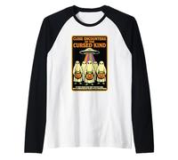 Rencontres rapprochées du Genre maudit fantôme Extraterrestre Halloween Manche Raglan