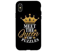 Rencontrez la Reine des Puzzles Puzzle Hobby Coque pour iPhone X/XS