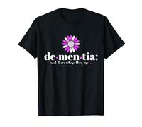 Rencontrez-Les là où Ils sont Sensibilisation à la démence à Fleurs Violettes T-Shirt