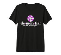 Rencontrez-Les là où Ils sont Sensibilisation à la démence à Fleurs Violettes T-Shirt Haut de Gamme
