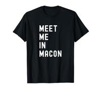 Rencontrez-Moi à Macon Georgia États-Unis T-Shirt Graphique avec Valeur