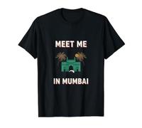 Rencontrez-Moi à Mumbai en Inde T-Shirt Graphique avec Valeur, Homme, Noir, L
