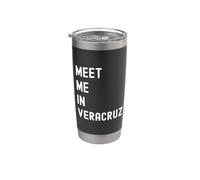 Rencontrez-moi à Veracruz, Veracruz, Mexique Gobelet isotherme en acier inoxydable double paroi
