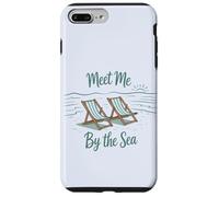 Rencontrez-moi au bord de la mer, plage, bord de mer, sérénité, escapade côtière Coque pour iPhone 7 Plus/8 Plus