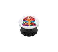 Rencontrez-Moi au Paradis Tropical Beach Sunset PopSockets PopGrip Adhésif