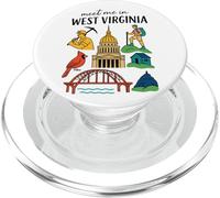 Rencontrez-Moi dans L'Aventure de Virginie-Occident PopSockets PopGrip pour MagSafe