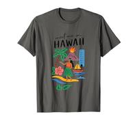 Rencontrez-Moi dans l'évasion de l'île vibrante d'Haw T-Shirt