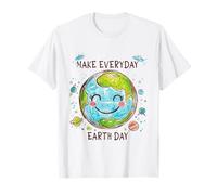 Rendez chaque jour jour de la terre mignon planète sauver l'environnement femmes T-Shirt