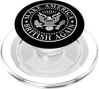 Rendez l'Amérique britannique à nouveau le 4 juillet Jour de l'indépendance des États-Unis PopSockets PopGrip pour MagSafe