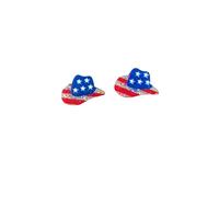 Rendez le jour de l'indépendance encore plus ! Petites boucles d'oreilles exquises à ne pas manquer! Jhu412, taille unique, Plastique