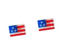 Rendez le Jour de l'Indépendance encore plus spécial! Ces petites boucles d'oreilles raffinées sont à ne pas manquer! Boucles d'oreilles cœur (C, 3x3. 5cm)