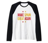 Rendez l'Espagne géniale à Nouveau la fierté espagnole rétro Manche Raglan