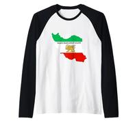 Rendez l'Iran génial à nouveau le lion persan et le soleil Shiro Khorshid Manche Raglan