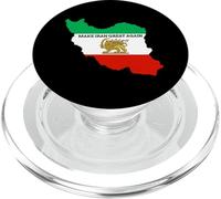 Rendez l'Iran génial à nouveau le lion persan et le soleil Shiro Khorshid PopSockets PopGrip pour MagSafe