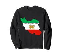 Rendez l'Iran génial à nouveau le lion persan et le soleil Shiro Khorshid Sweatshirt