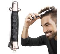 Rendez Vos Cheveux À La Crête De Printemps Lisse, Durable Pour Ouvrir Simplement En Appuyant Sur Un Peigne De Poche Pliable Pour Les Hommes À Ressort En Métal Portable, Brosse À Sauter, Peigne De Poch