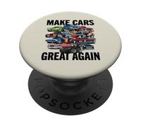 Rendez Votre Voiture Encore Plus Belle, Voiture Classique, Muscle Car et Design Hotrod PopSockets PopGrip Adhésif