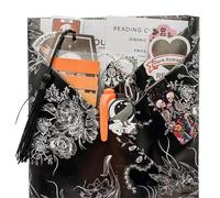 Rendez-vous À L'aveugle Gothique Avec Un Livre, Coffret Mystère D'horreur, Un Porte-clés Et Des Autocollants, Cadeau Pour Les Amateurs De Livres, Pour La Famille Et Les Amis (E)