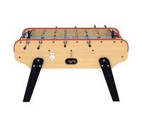 RENDEZ-VOUS DÉCO - Babyfoot Bistrot avec Monnayeur Désactivable + 11 Balles en Liège - Bois Clair & Noir - 155,3 cm x 76,5 cm x 91,5 cm - 83 kg