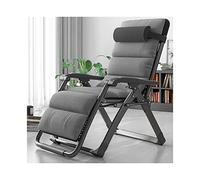 Rendez-vous des fauteuils salons de gravité Zero Gravity avec oreillers et massage accoudoir pliant inclinable inclinable Patio Lounge Lounge Adjustable Adjud Rackrest pour la cour au bord de la