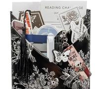 Rendez-vous Gothique Avec Un Livre, Coffret Cadeau Halloween Horreur Et Mystère, Comprenant Des Chaussettes Douillettes, Un Porte-clés Et Des Autocollants, Surprise De Lecture Effrayante (C)