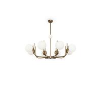 Maytoni Rendez-Vous Maytoni Modern - Plafonnier Rendez-vous Modern Rendez-vous en laiton à 8 ampoules avec abat-jour en verre Autre