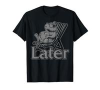 Rendez-Vous Plus Tard en été ou en Vacances - Castor T-Shirt Graphique avec Valeur