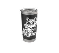 Rendez-vous plus tard en été ou en vacances - Chat Gobelet isotherme en acier inoxydable double paroi