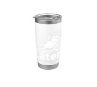 Rendez-vous plus tard en été ou en vacances - Chat Gobelet isotherme en acier inoxydable double paroi