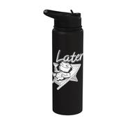 Rendez-vous plus tard en été ou en vacances - Lézard Stainless Steel Insulated Water Bottle