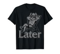 Rendez-Vous Plus Tard en été ou en Vacances - Taureau T-Shirt Graphique avec Valeur